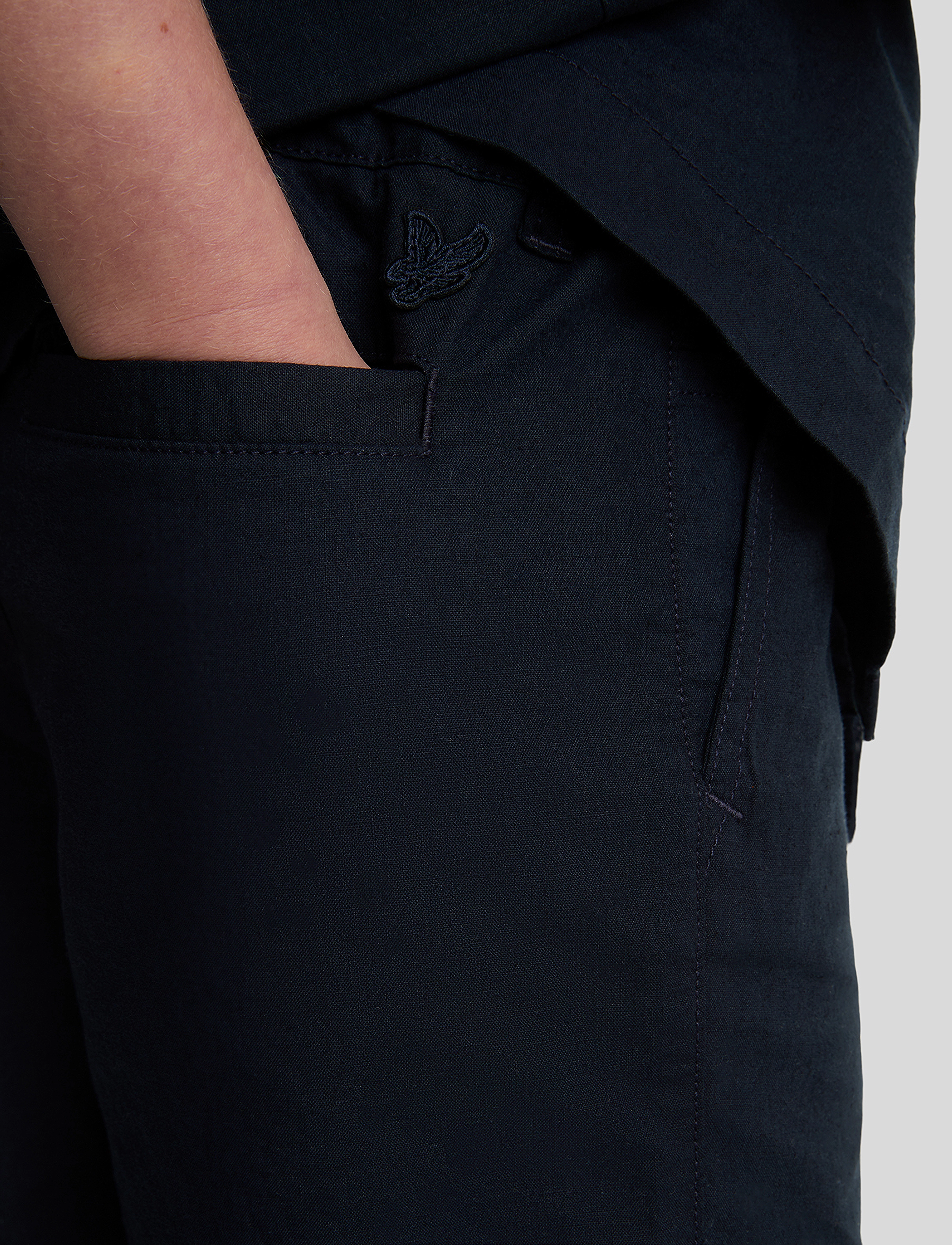 Lyle & Scott - Linen Short - chino shorts - z271 dark navy - 5