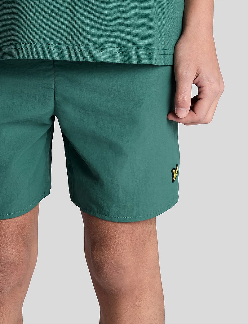 Lyle & Scott - Plain Swim Short - badehosen - w130 everglade - 5