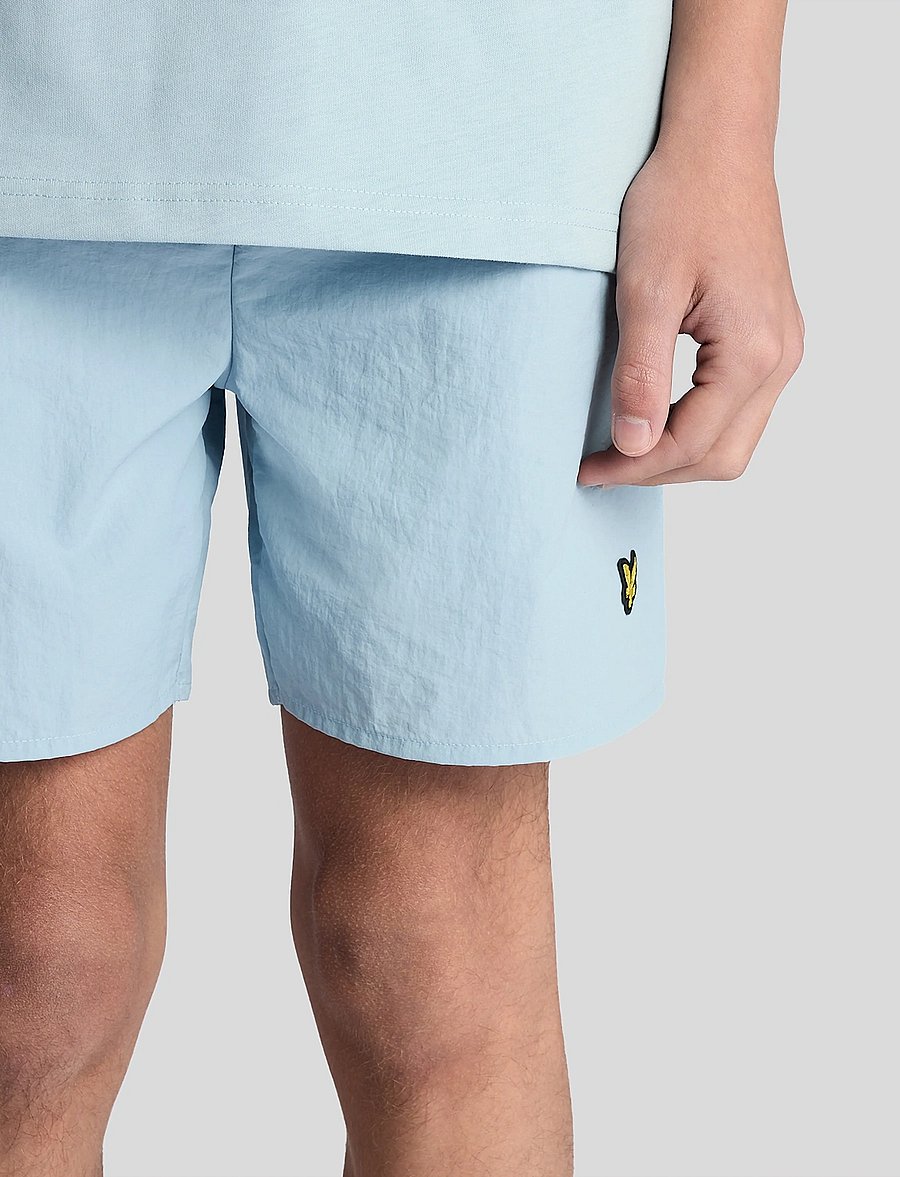 Lyle & Scott - Plain Swim Short - badshorts - w596 opal blue - 5