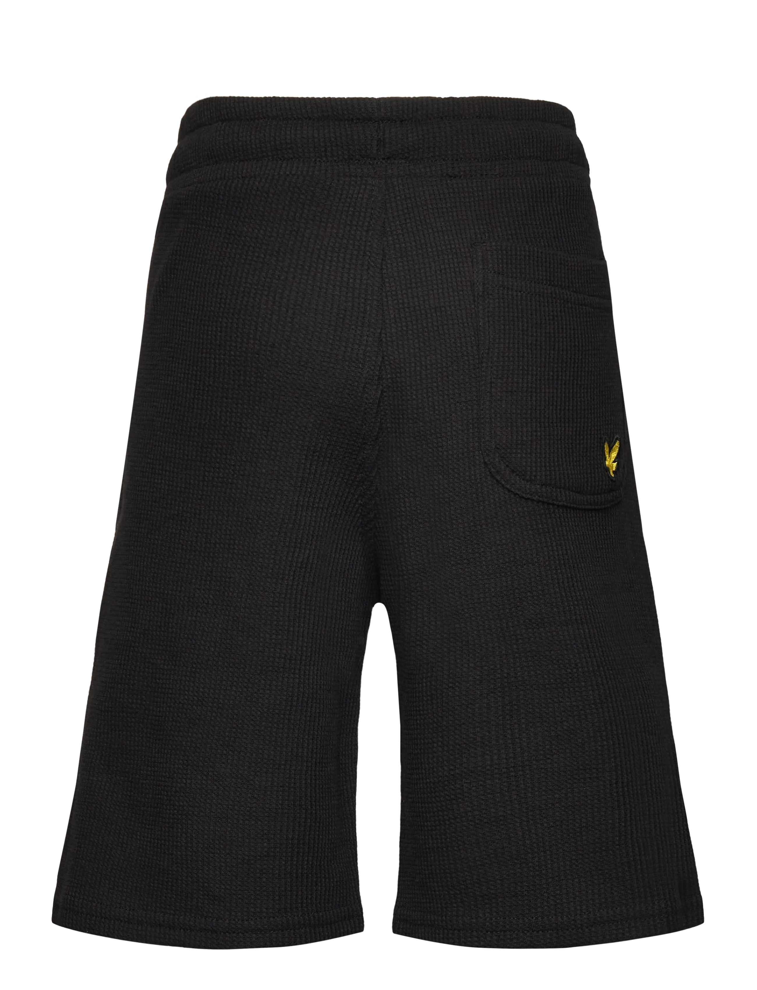 Lyle & Scott - Waffle Short - sweatshorts - z865 jet black - 2