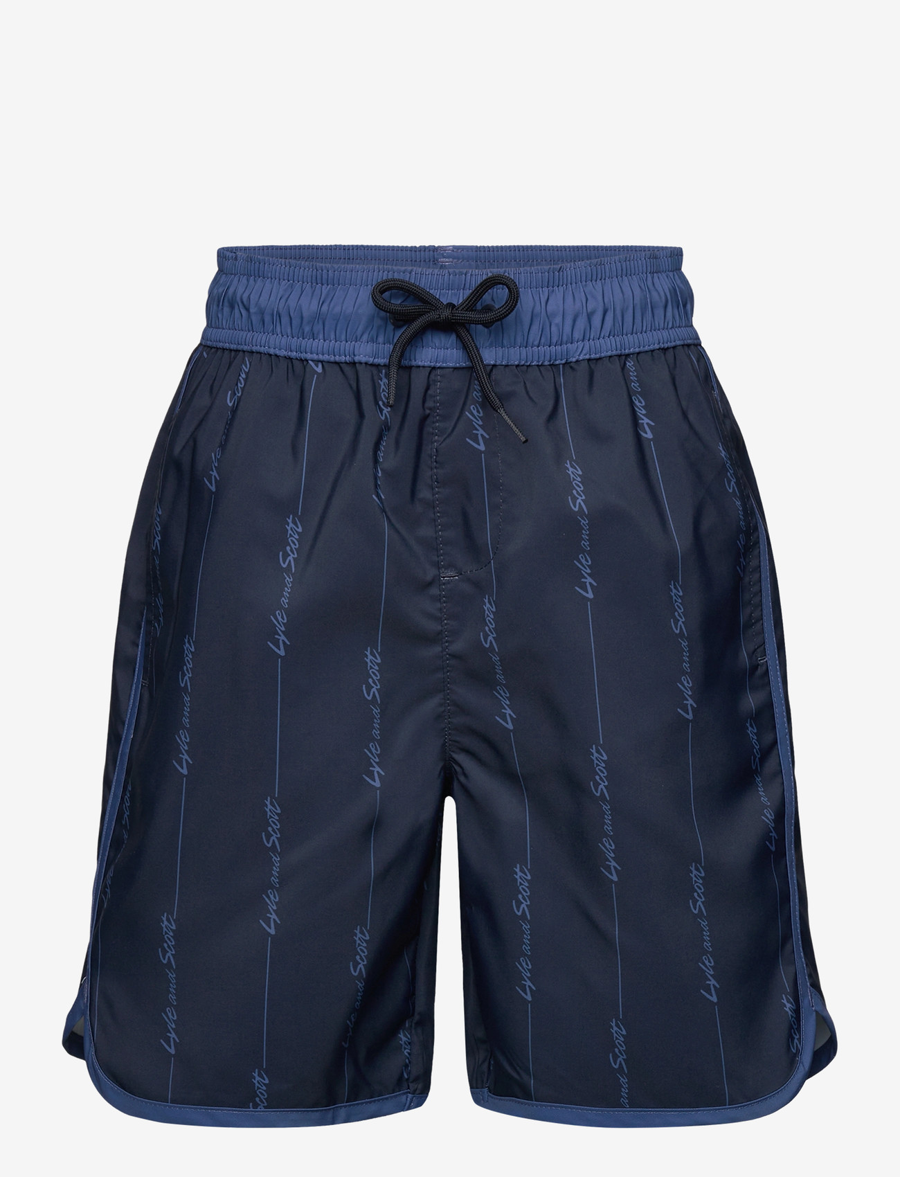 Lyle & Scott - Printed Board Short - badebukser - z271 dark navy - 1