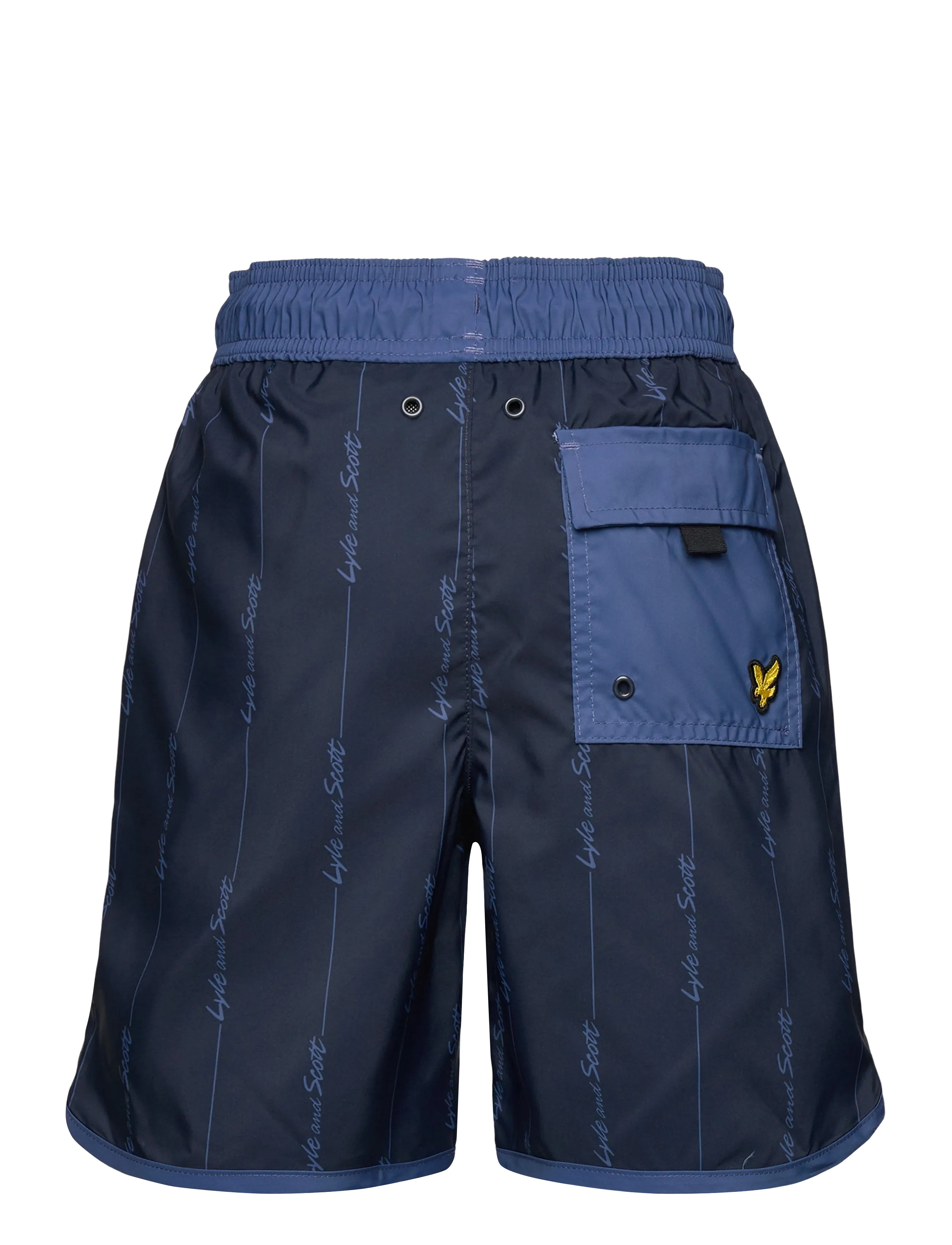 Lyle & Scott - Printed Board Short - badehosen - z271 dark navy - 2