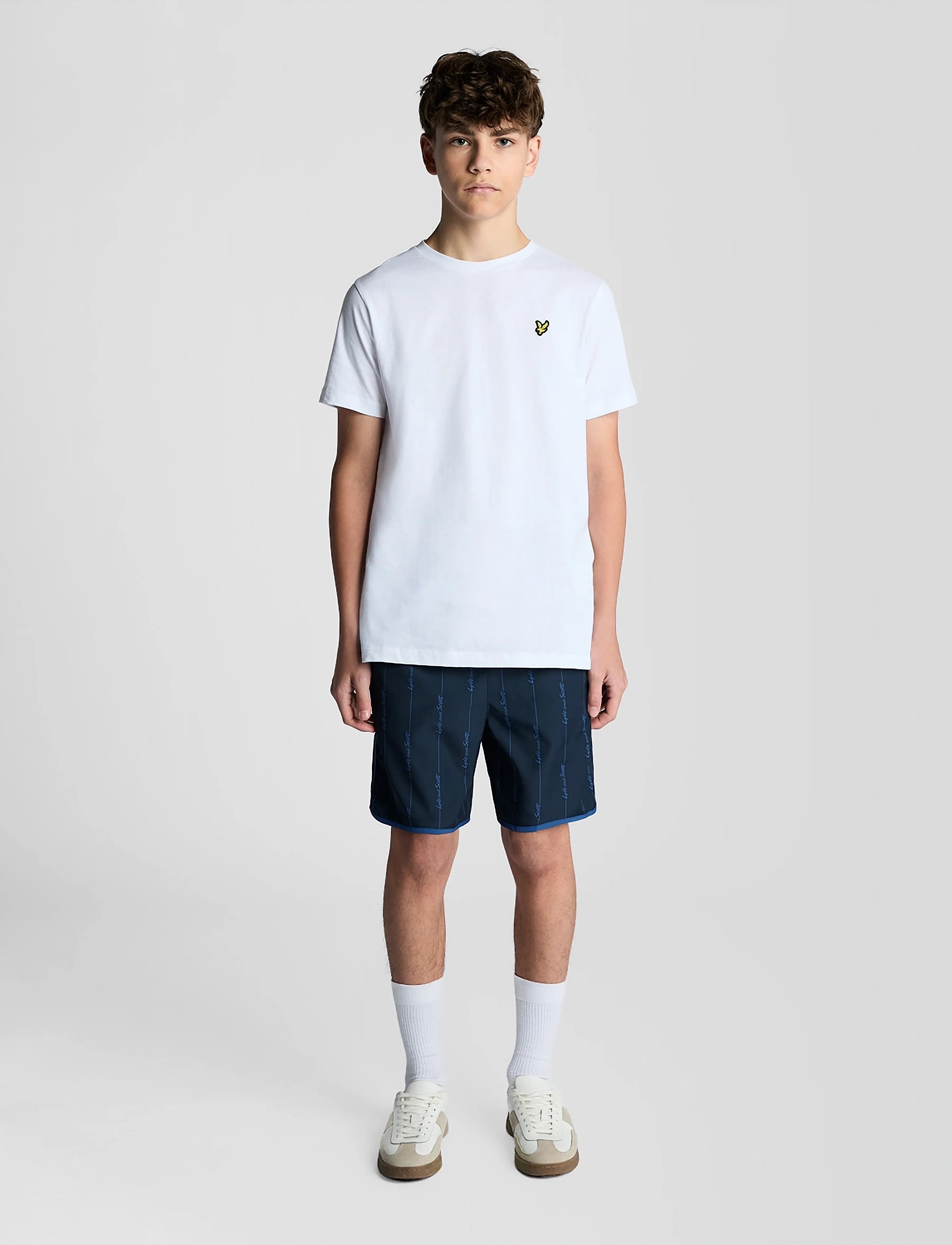 Lyle & Scott - Printed Board Short - badehosen - z271 dark navy - 3
