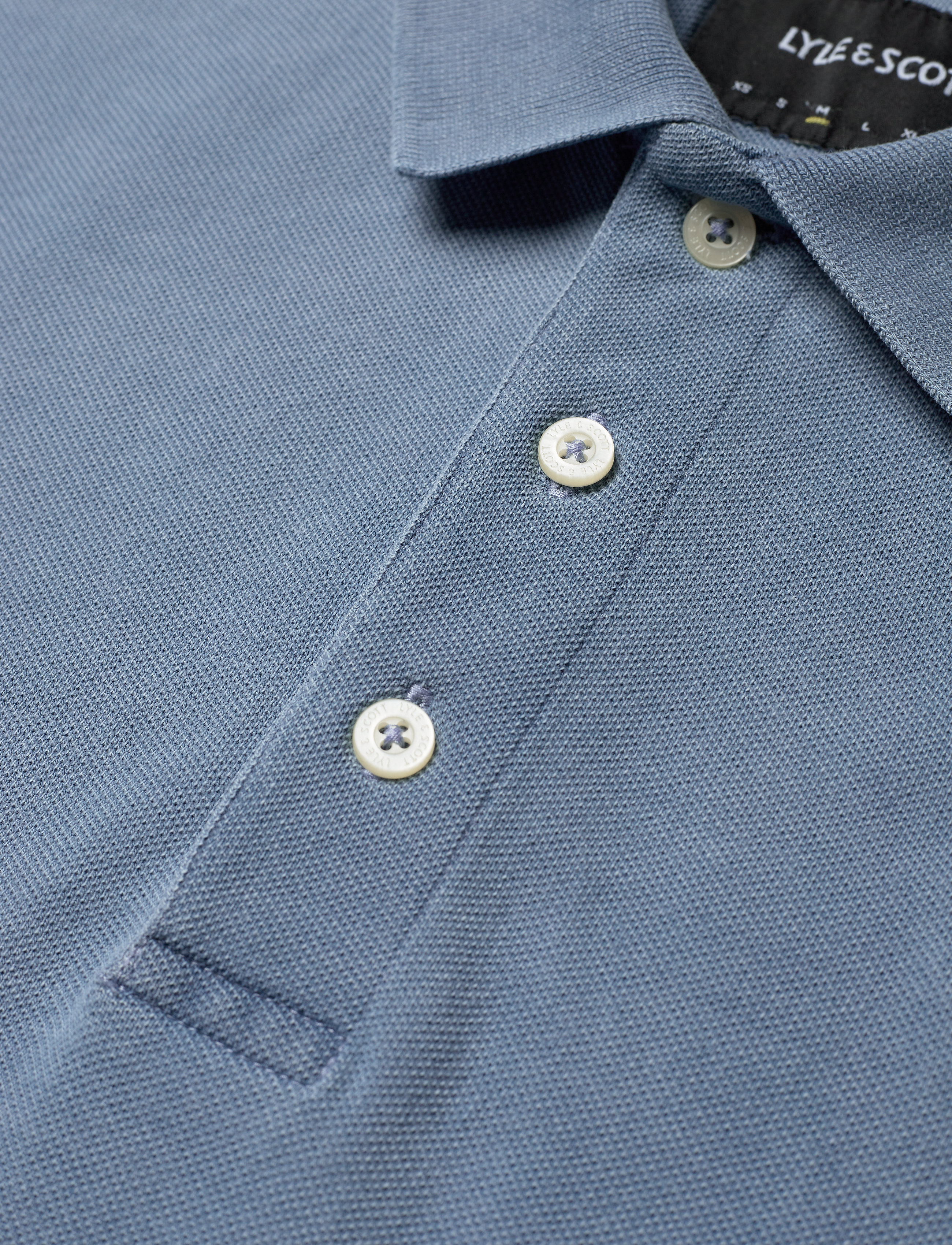 Lyle & Scott - Indigo Polo Shirt - light indigo - 2