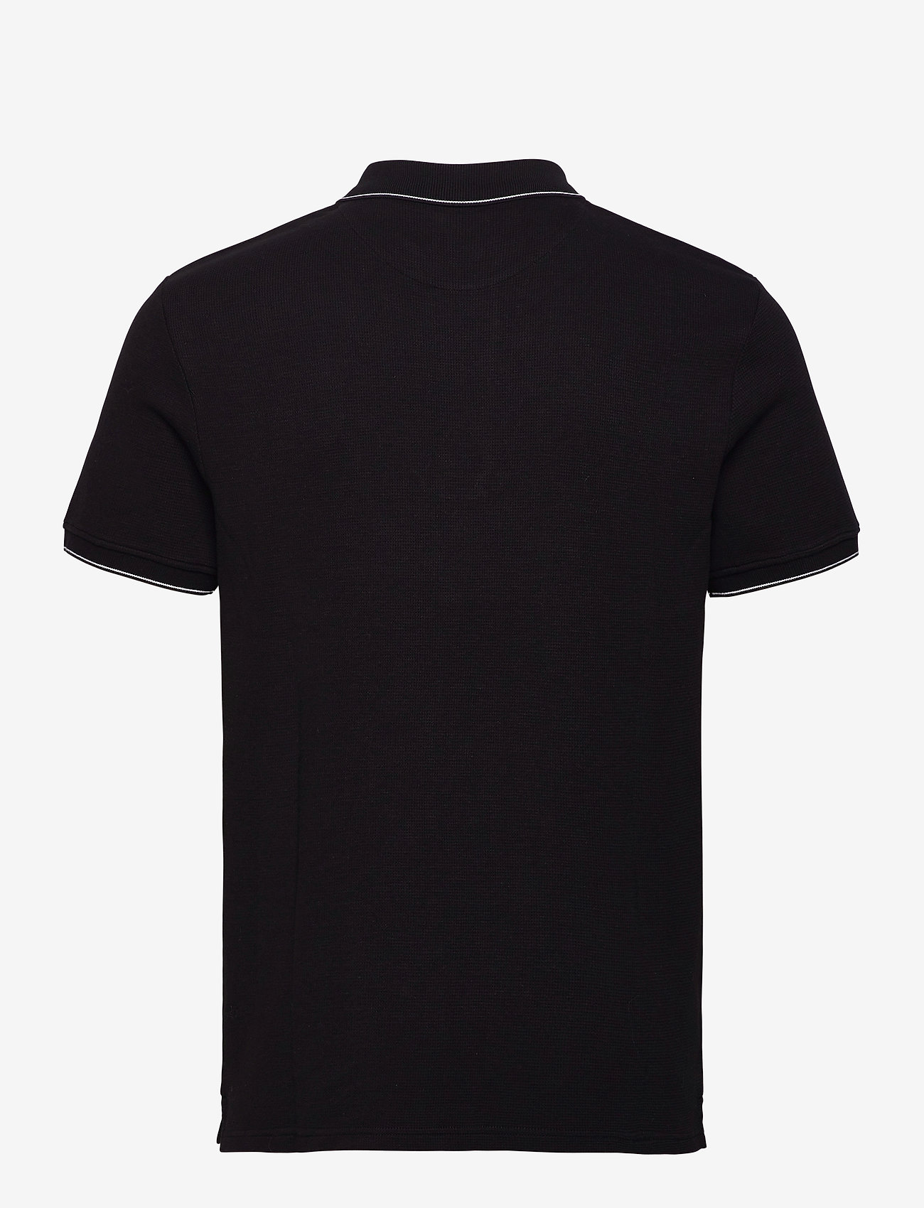 Lyle & Scott - Waffle Polo Shirt - jet black - 1