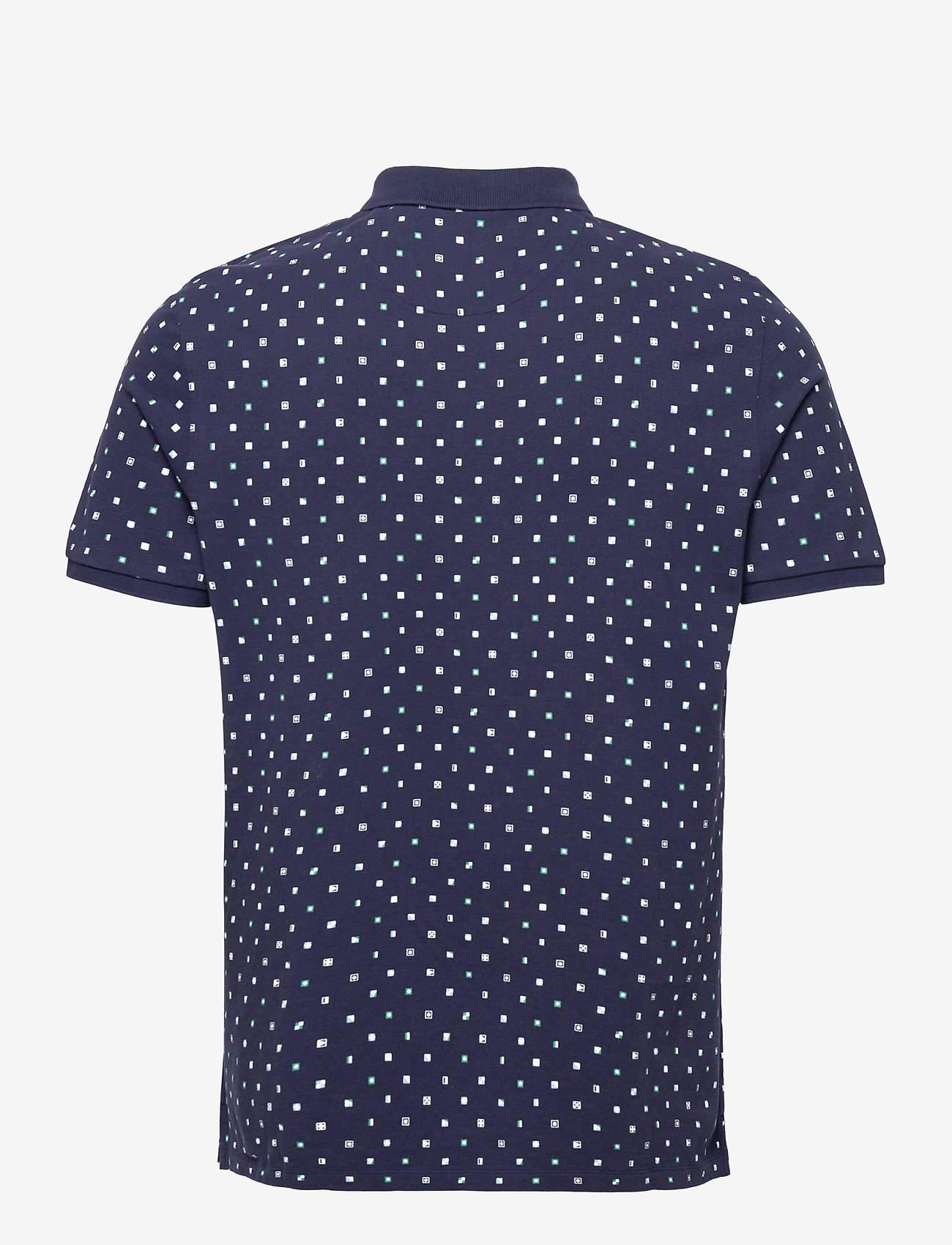 Lyle & Scott - Flag Print Polo - navy flag print - 1