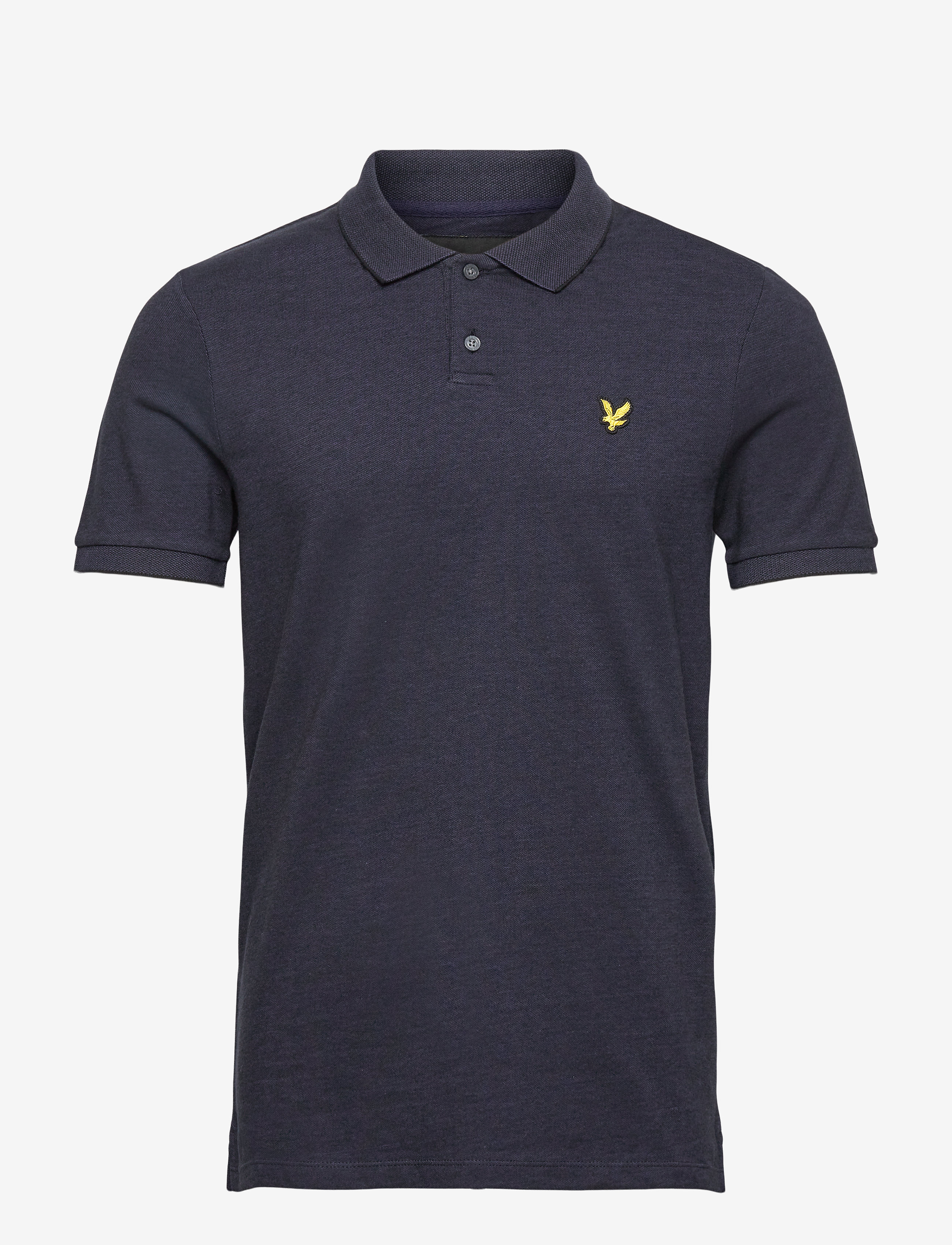 Lyle & Scott - Oxford Polo Shirt - w376 jet black/ navy - 0