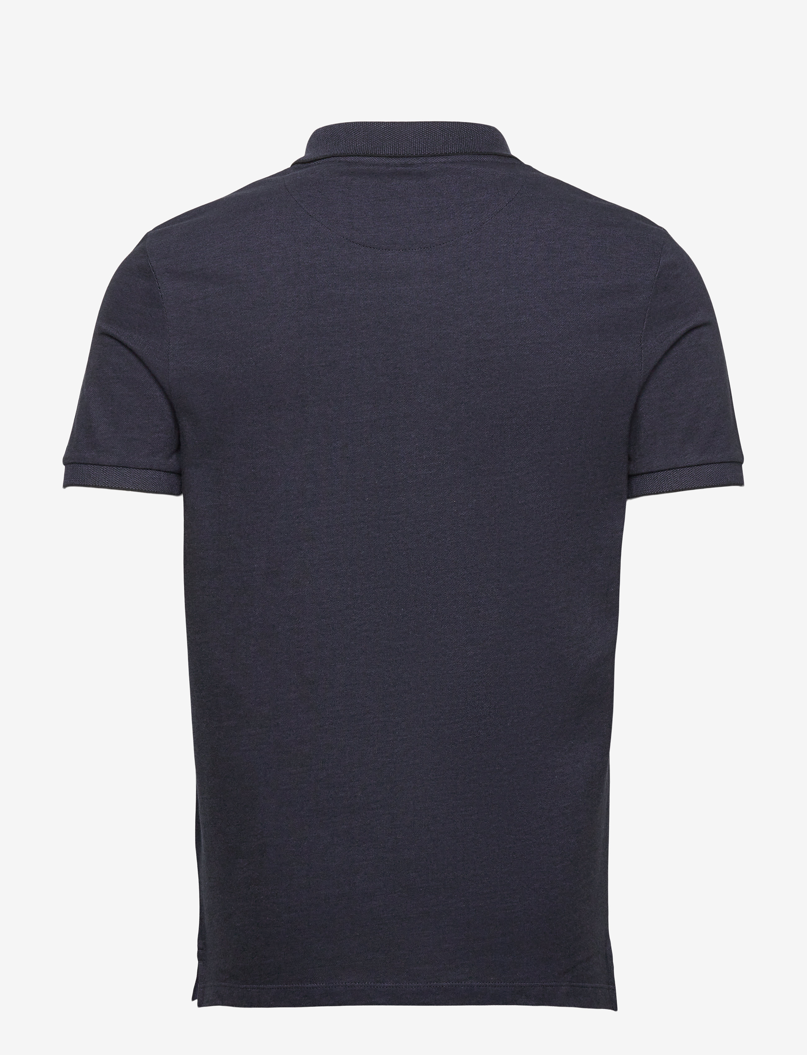 Lyle & Scott - Oxford Polo Shirt - w376 jet black/ navy - 1