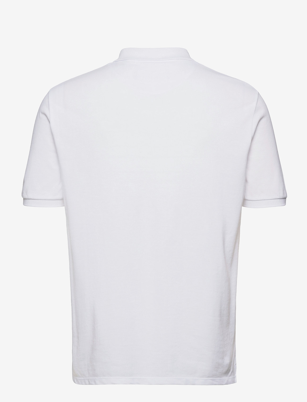 Lyle & Scott - Gingham Yoke Stripe Polo Shirt - white - 1