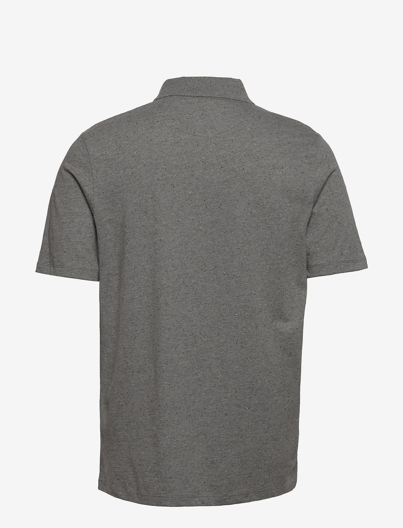 Lyle & Scott - Flecked Polo Shirt - mid grey marl - 1