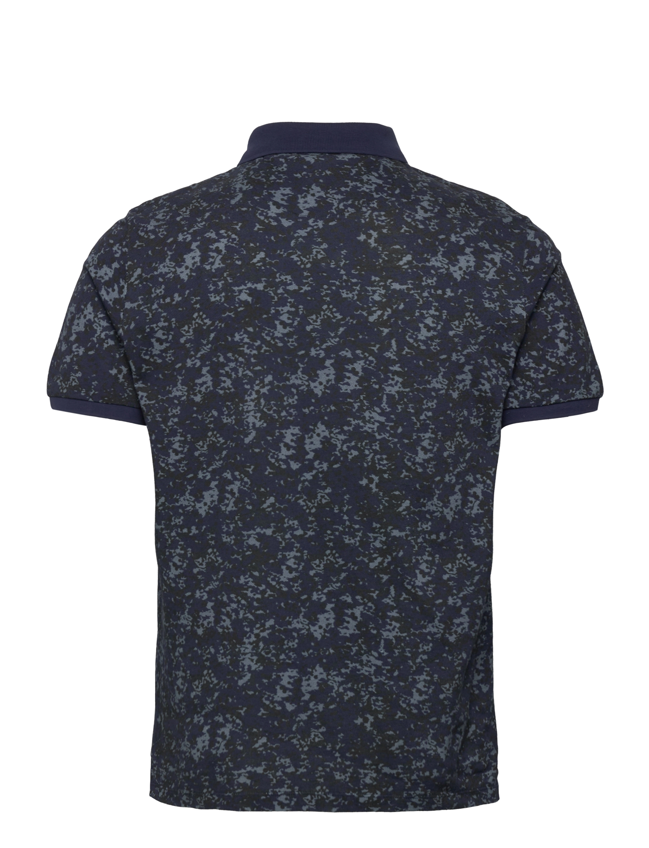 Lyle & Scott - Earth Print Polo - dark navy - 1