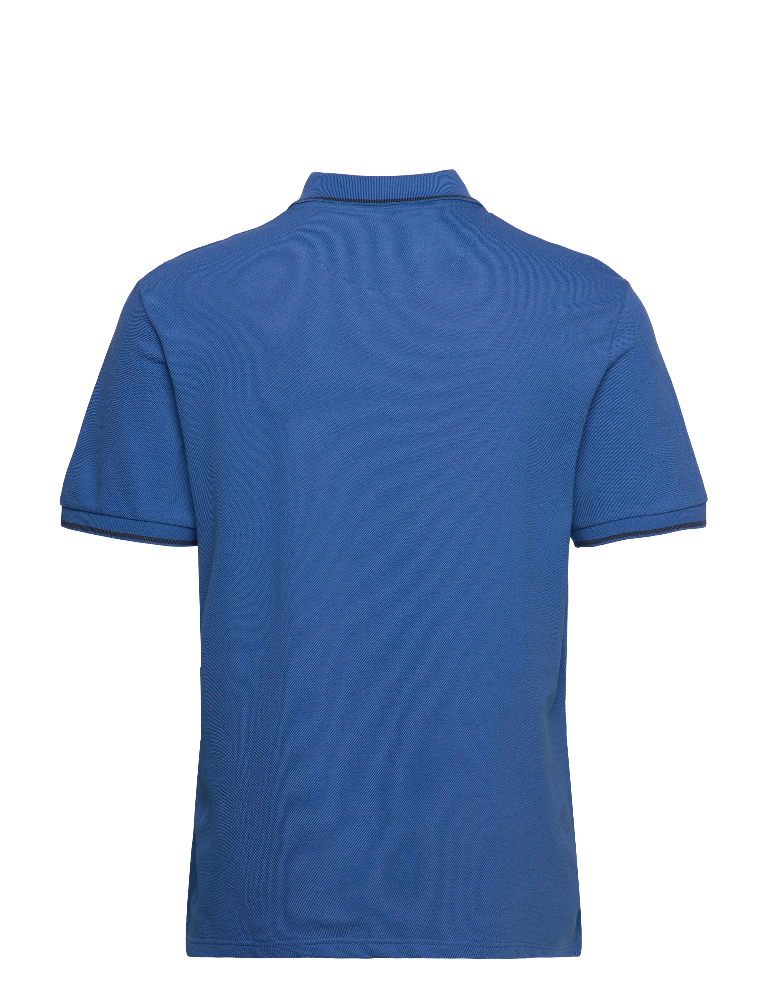 Lyle & Scott - Tipped Polo Shirt - kortærmede poloer - spring blue/ dark navy - 1
