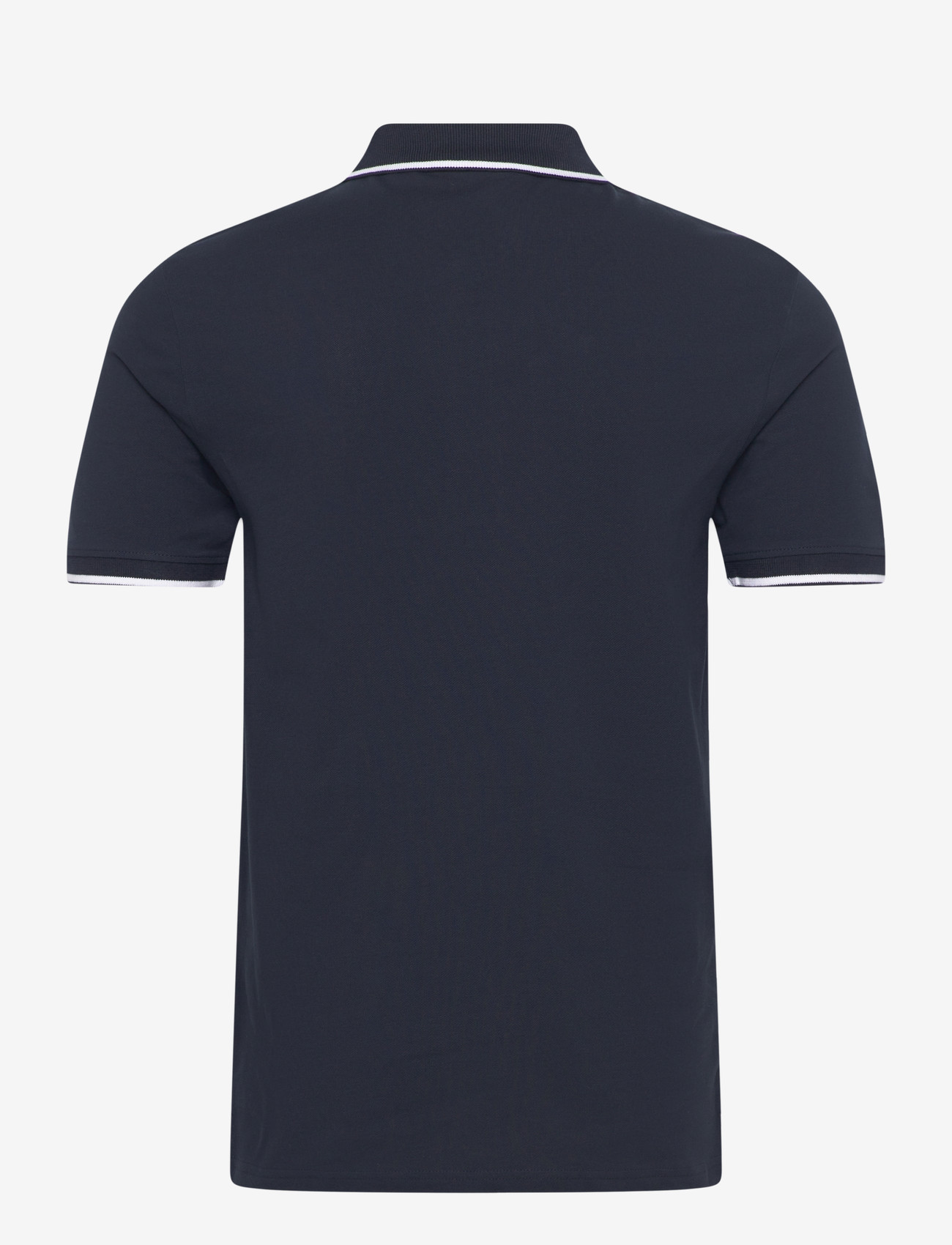 Lyle & Scott - Tipped Polo Shirt - korte mouwen - w403 dark navy/ white - 2