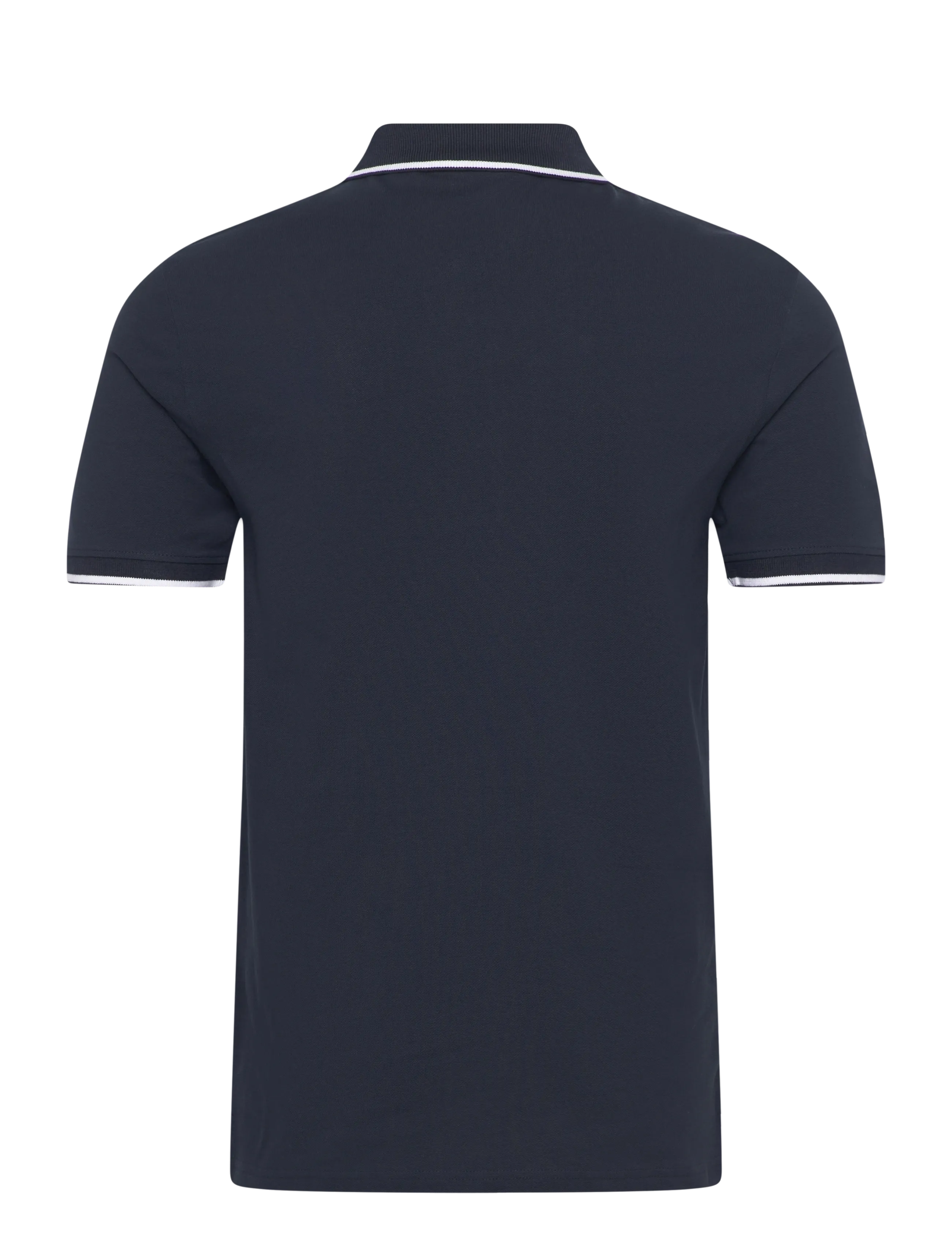 Lyle & Scott - Tipped Polo Shirt - short-sleeved polos - w403 dark navy/ white - 2