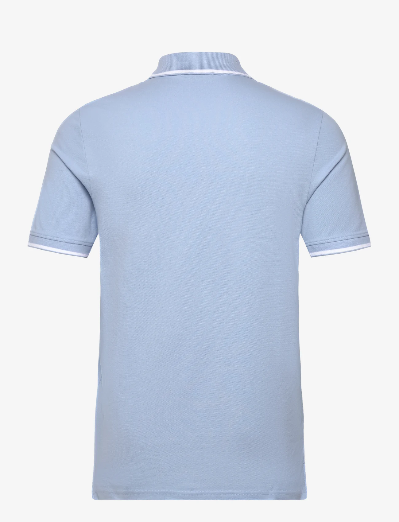 Lyle & Scott - Tipped Polo Shirt - kortærmede poloer - w490 light blue/ white - 1
