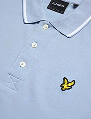 Lyle & Scott - Tipped Polo Shirt - korte mouwen - w490 light blue/ white - 2