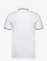 Lyle & Scott - Tipped Polo Shirt - kortærmede poloer - x222 white/gunmetal - 1