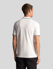 Lyle & Scott - Tipped Polo Shirt - lyhythihaiset - x222 white/gunmetal - 4