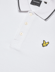 Lyle & Scott - Tipped Polo Shirt - korte mouwen - x222 white/gunmetal - 6
