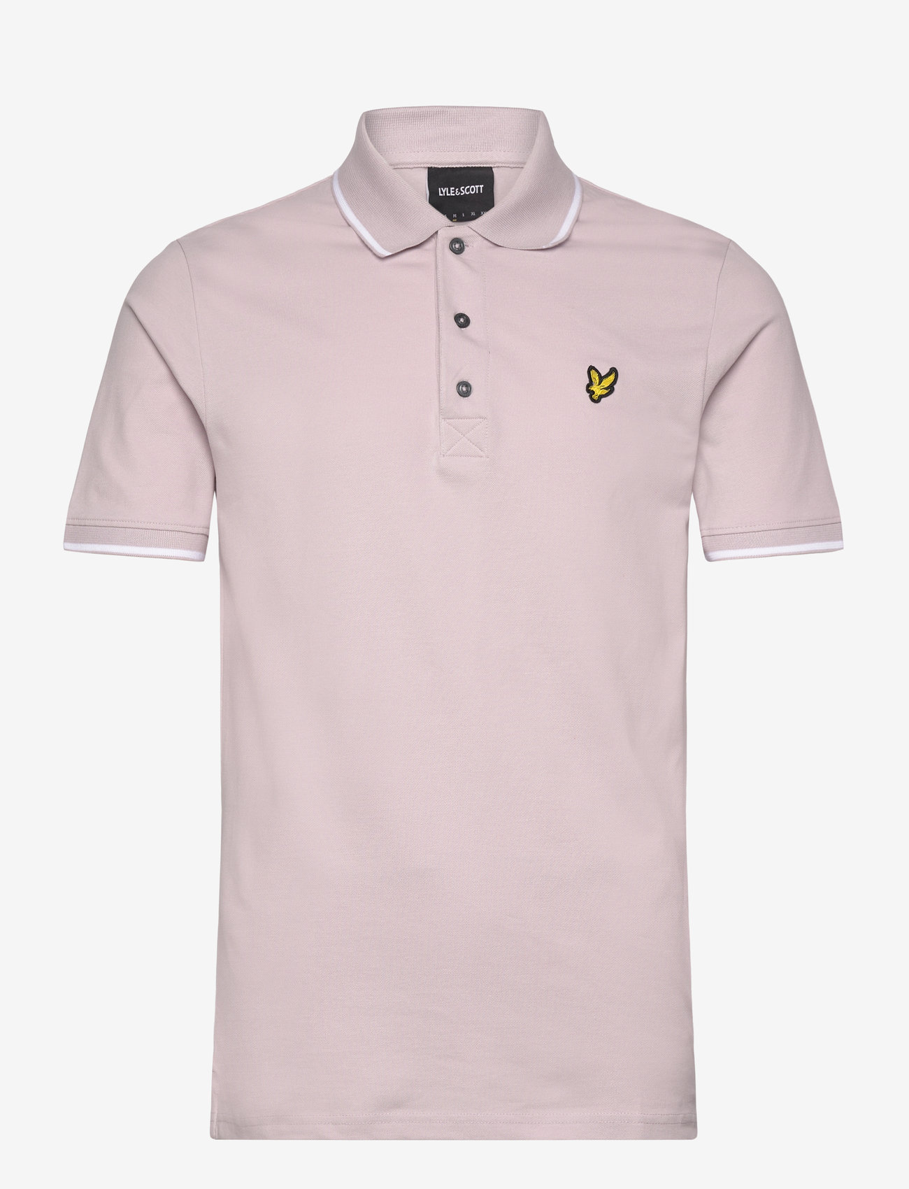 Lyle & Scott - Tipped Polo Shirt - kortärmade pikéer - x809 iris/ white - 1