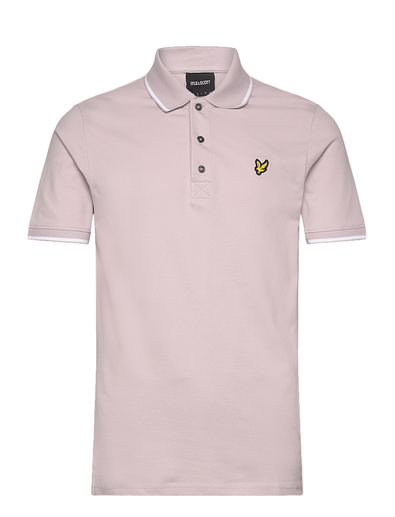 Lyle & Scott - Tipped Polo Shirt - kortærmede poloer - x809 iris/ white - 1