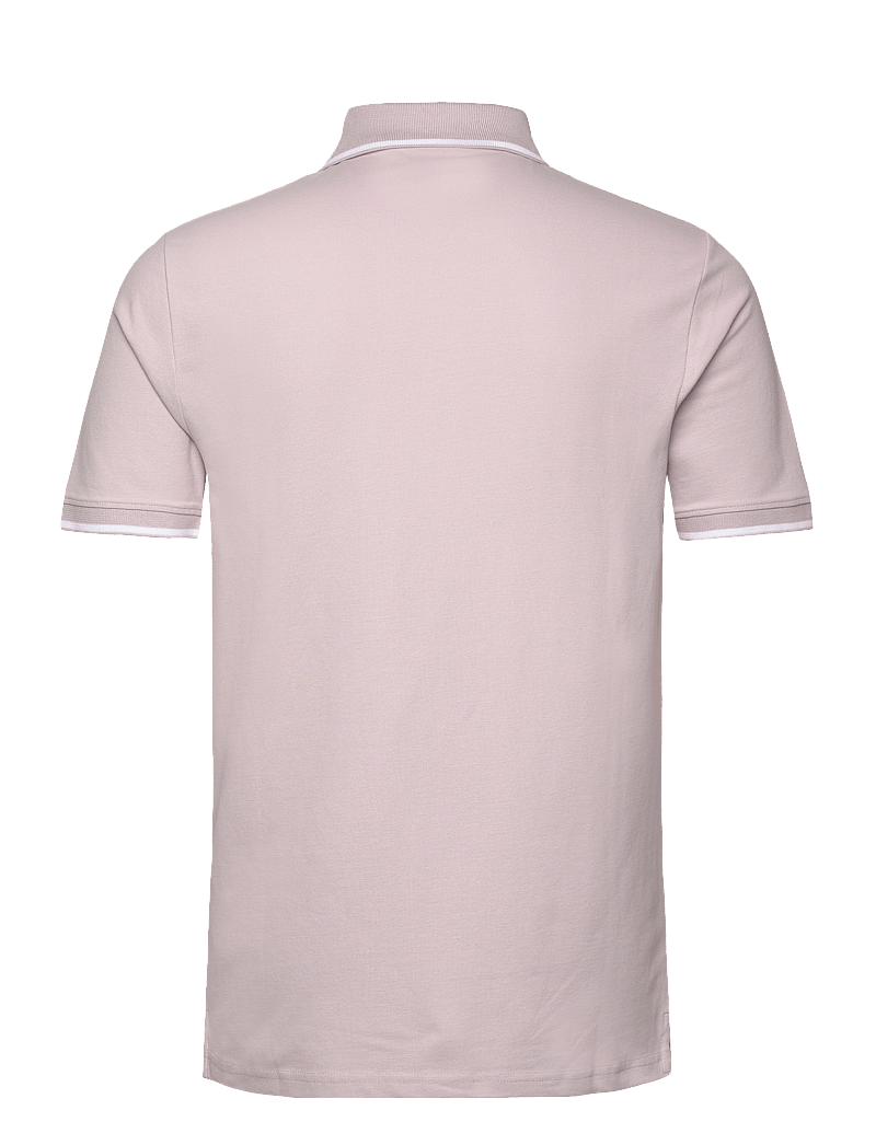 Lyle & Scott - Tipped Polo Shirt - kortærmede poloer - x809 iris/ white - 2