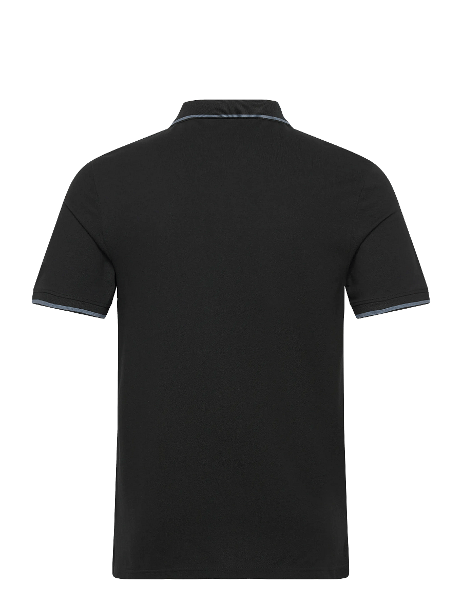Lyle & Scott - Tipped Polo Shirt - stutterma pólóbolir - x938 black ice/ ocean sky - 2