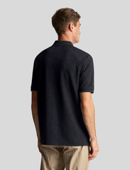 Lyle & Scott - Chunky Slub Polo Shirt - kortärmade pikéer - z271 dark navy - 4