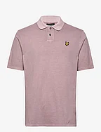 PIGMENT DYED POLO - HUTTON PINK