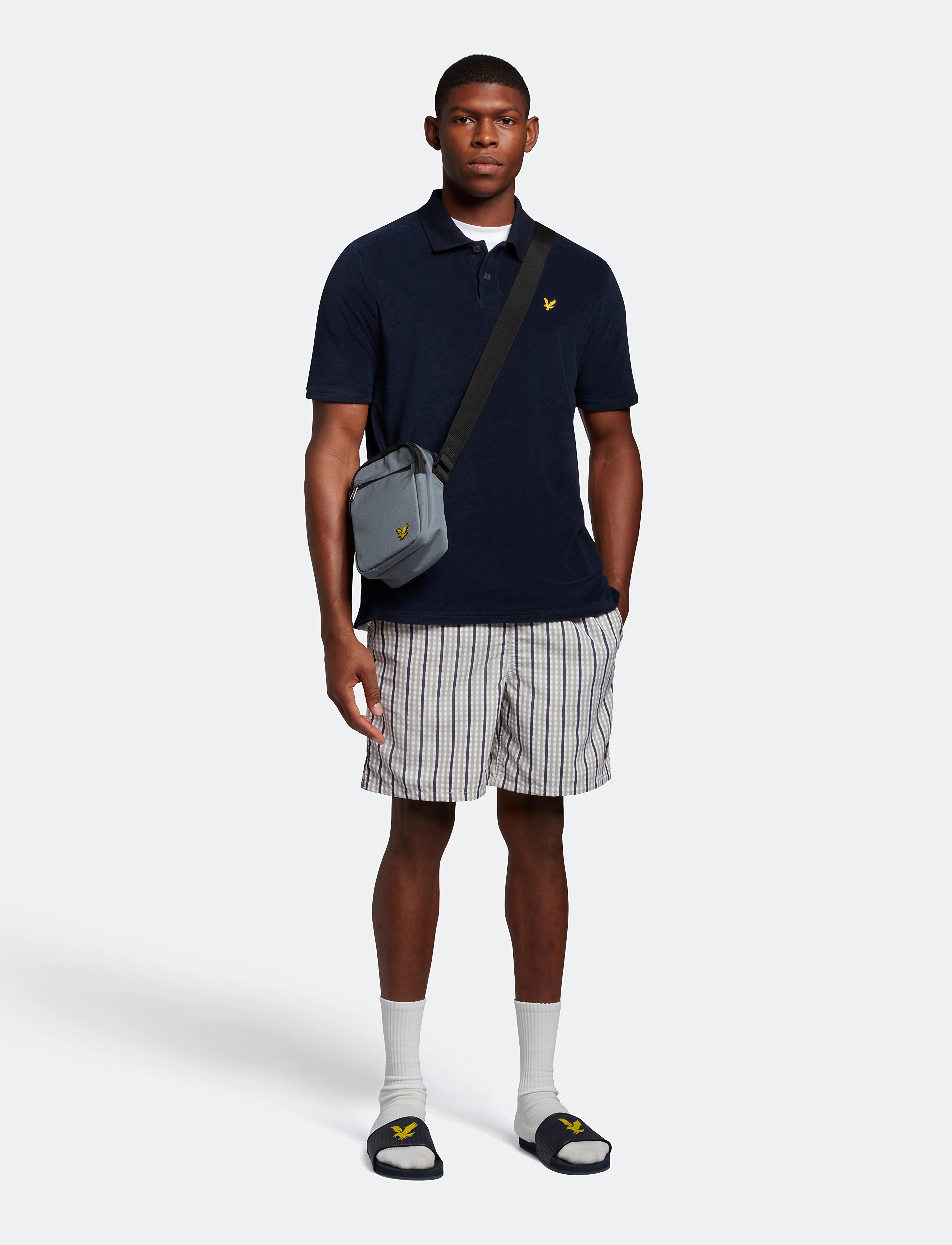 Lyle & Scott - TOWELLING POLO SHIRT - dark navy - 3