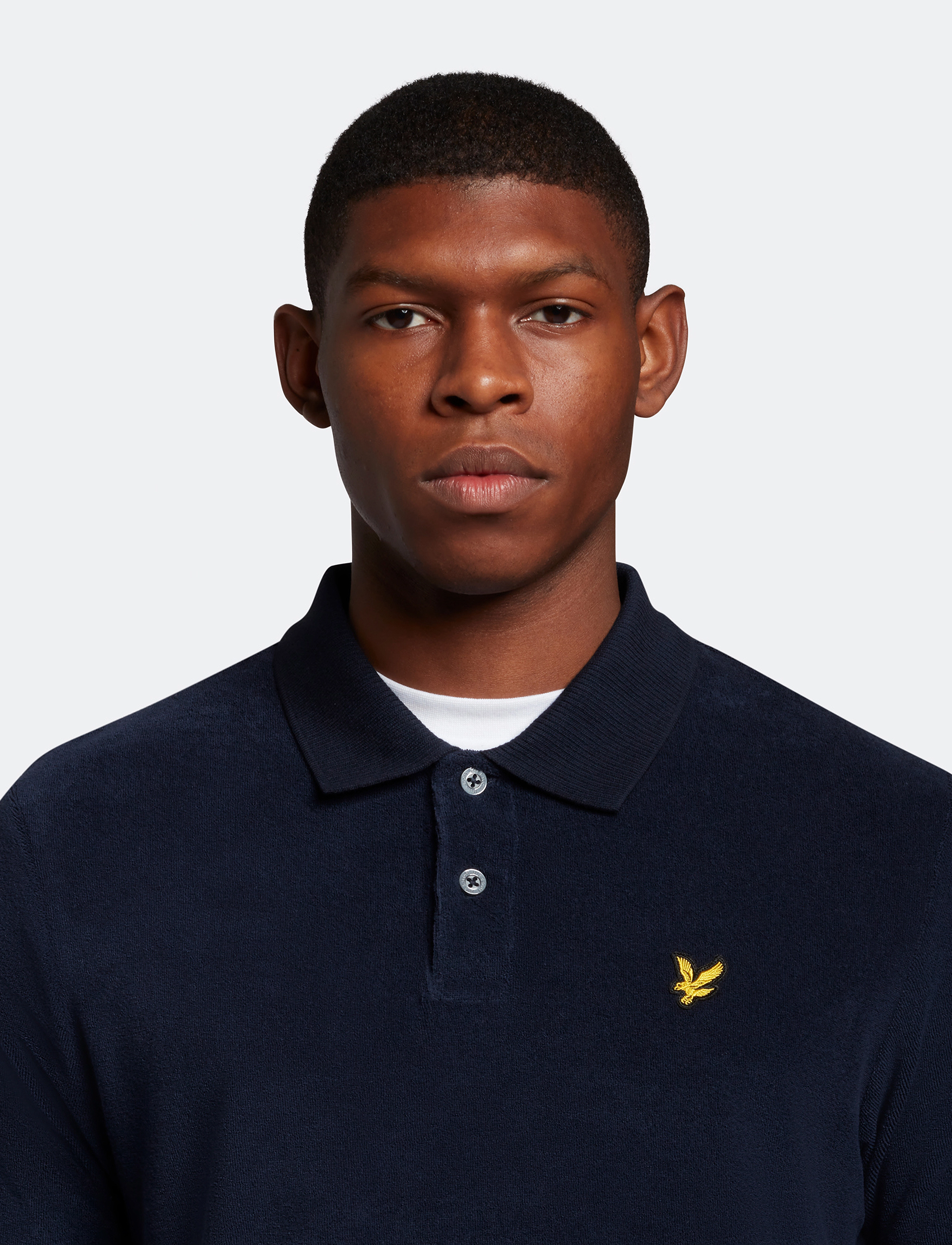 Lyle & Scott - TOWELLING POLO SHIRT - dark navy - 5