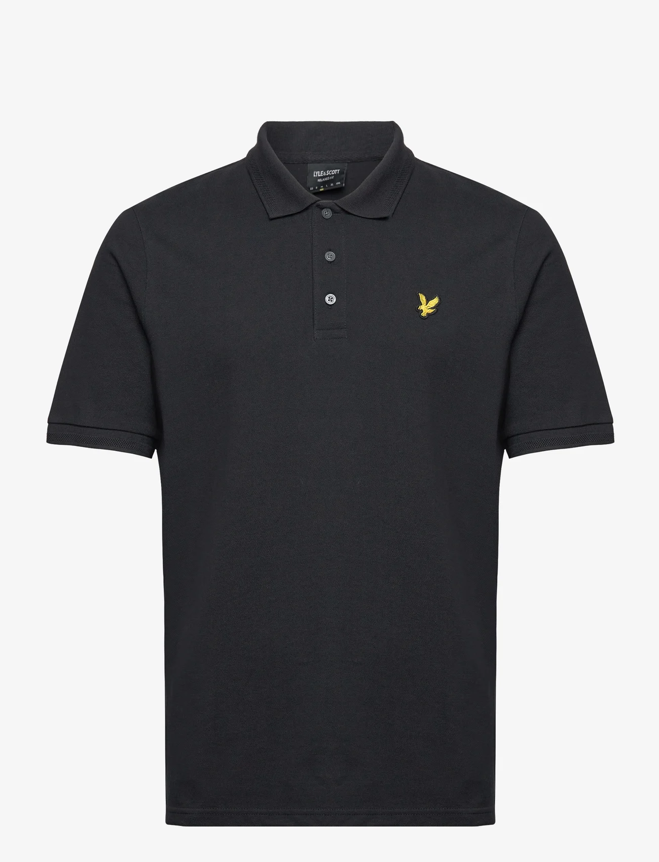 Lyle & Scott - Textured Tipped Polo Shirt - kurzärmelig - x087 saddle - 0