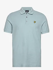 Lyle & Scott - Milano Polo Shirt - kortärmade pikéer - a19 slate blue - 0