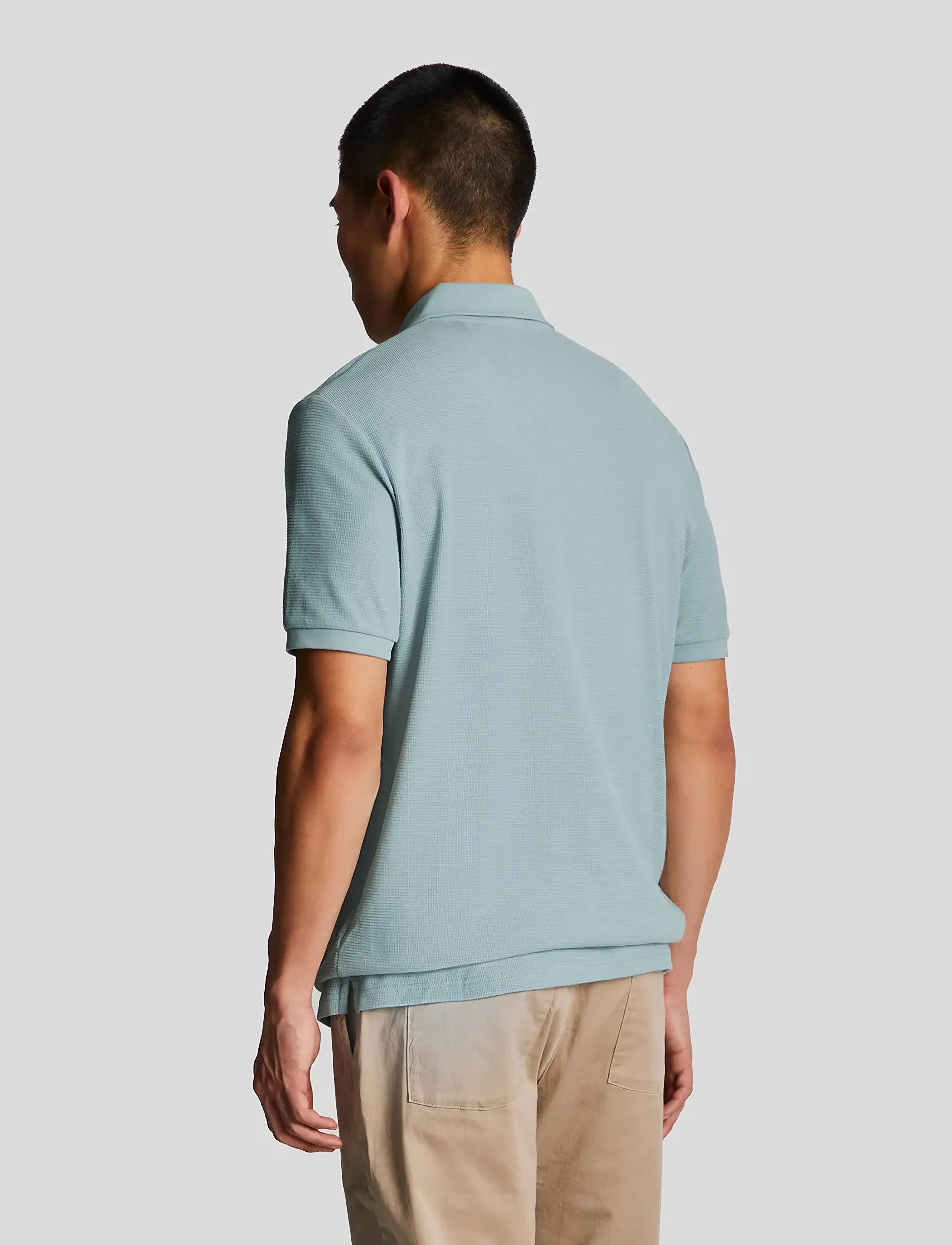 Lyle & Scott - Milano Polo Shirt - kortærmede poloer - a19 slate blue - 3