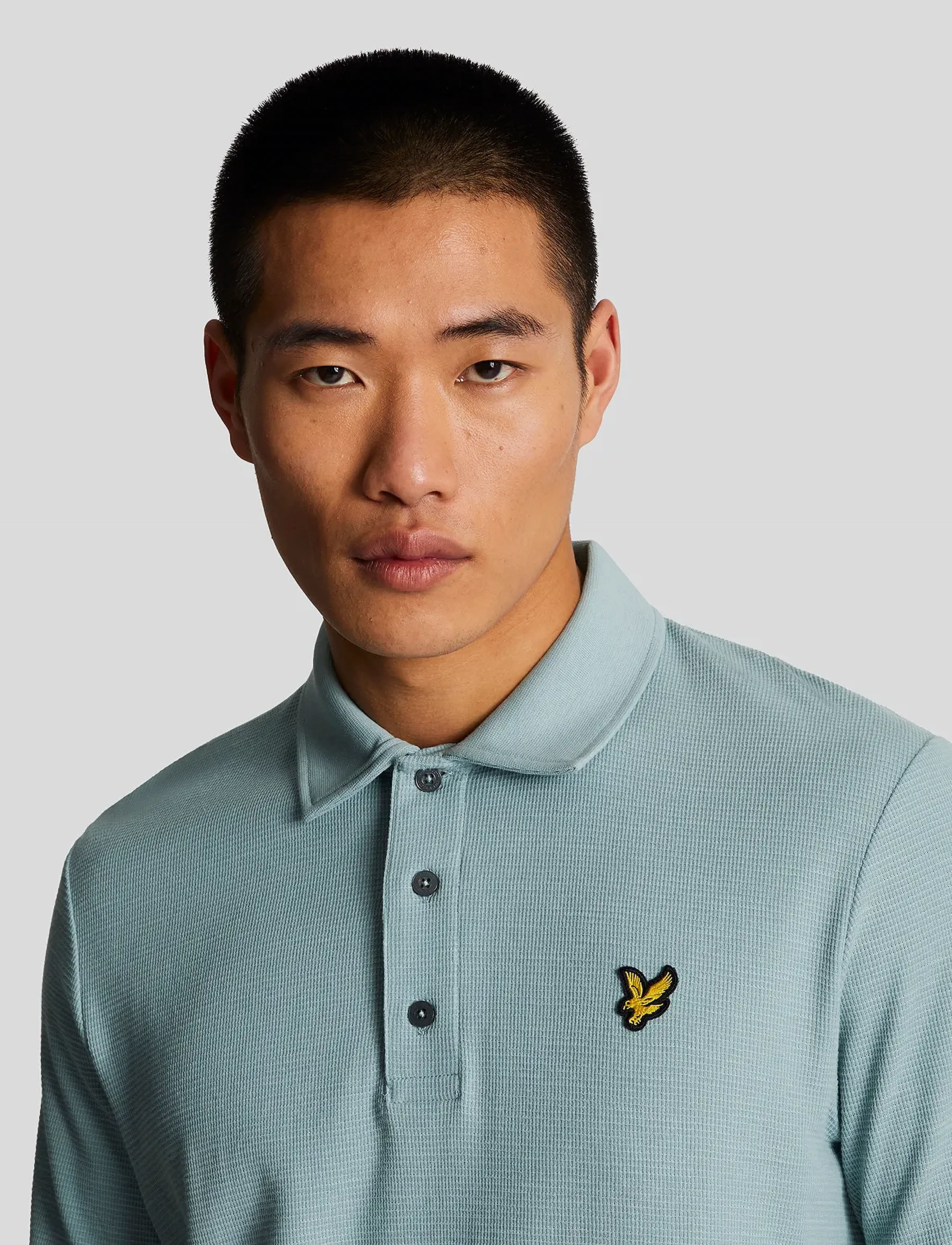 Lyle & Scott - Milano Polo Shirt - kurzärmelig - a19 slate blue - 5