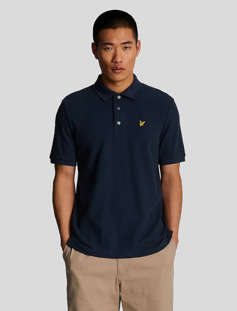 Lyle & Scott - Milano Polo Shirt - kortärmade pikéer - z271 dark navy - 0