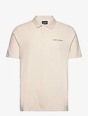 Lyle & Scott - Towelling Polo Shirt - kortærmede poloer - w870 cove - 0