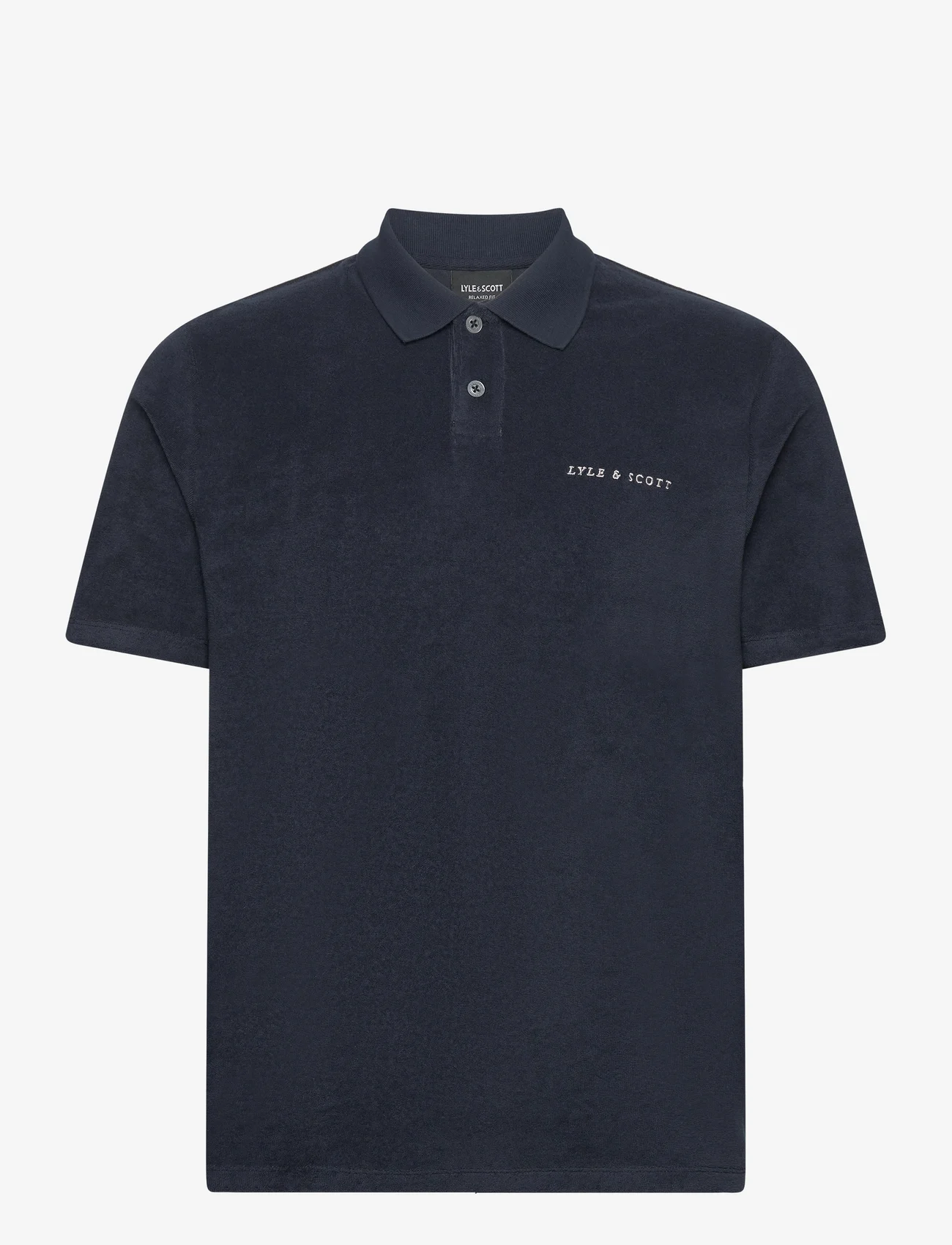 Lyle & Scott - Towelling Polo Shirt - korte mouwen - z271 dark navy - 0