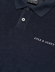 Lyle & Scott - Towelling Polo Shirt - lyhythihaiset - z271 dark navy - 2