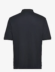 Lyle & Scott - Textured Stripe Polo Shirt - men - z271 dark navy - 1