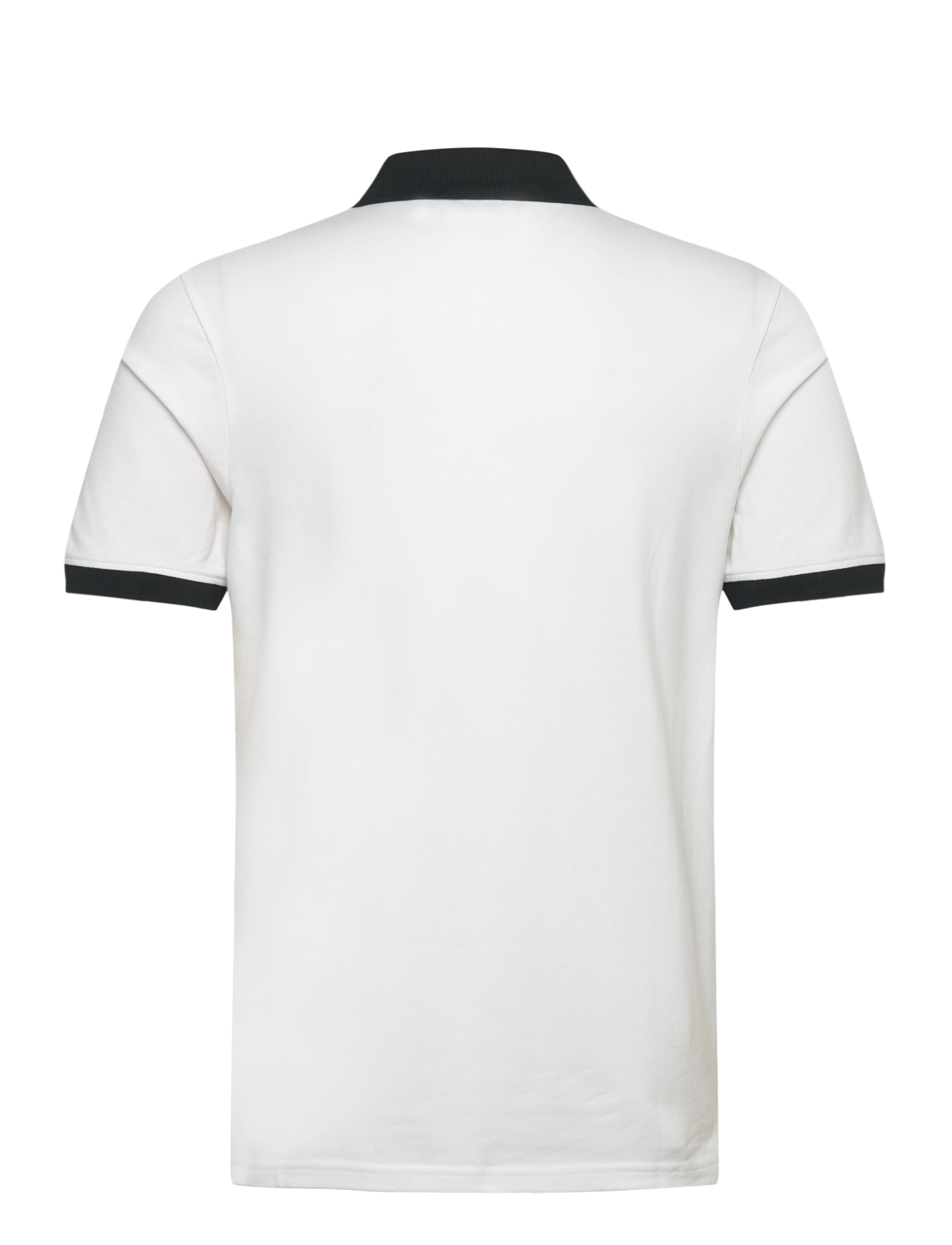 Lyle & Scott - Tonal Ringer Polo Shirt - x187 white/ dark navy - 2