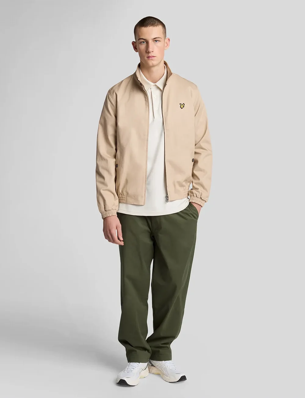 Lyle & Scott - Interlock Polo Shirt - short-sleeved polos - x407 canvas - 5