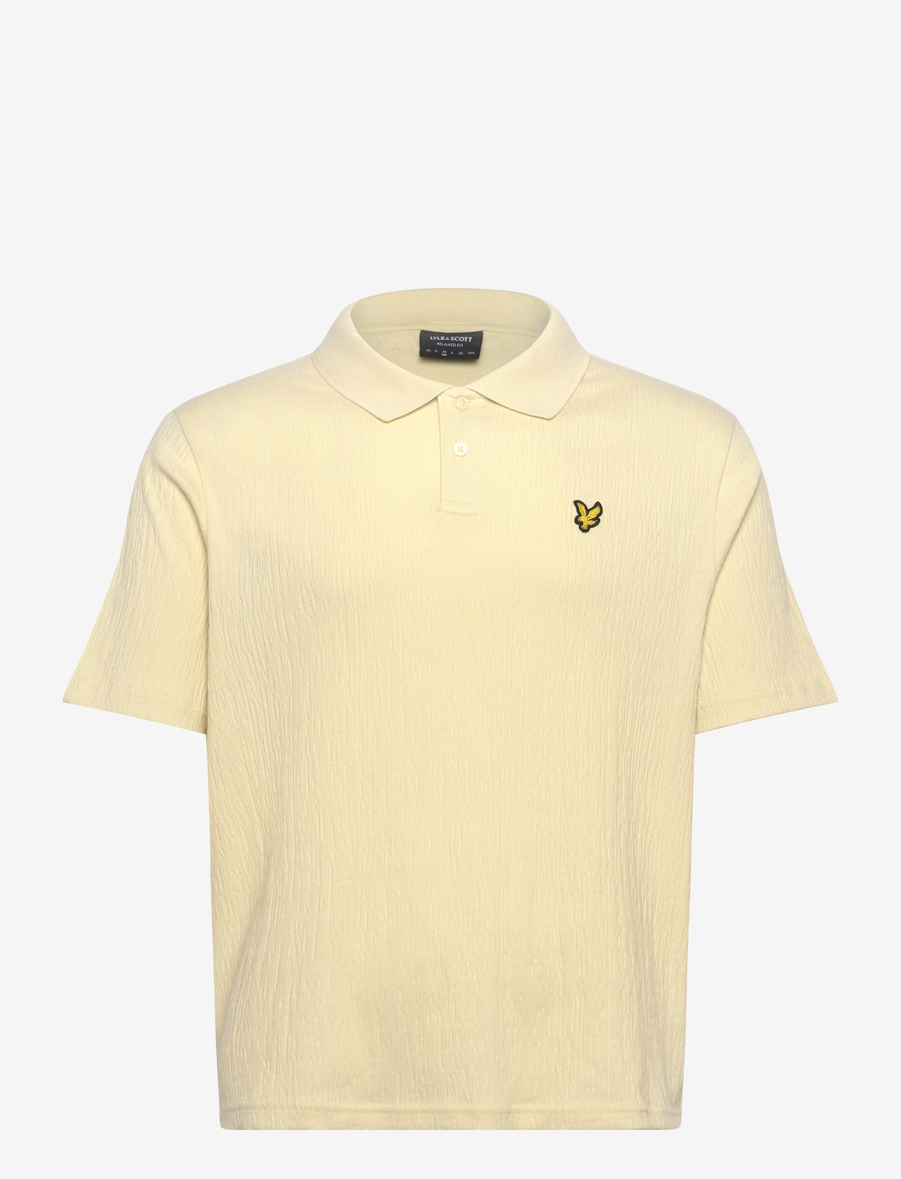 Lyle & Scott - Crepe Polo Shirt - short-sleeved polos - x588 luna - 1