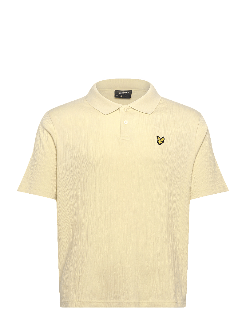 Lyle & Scott - Crepe Polo Shirt - kortærmede poloer - x588 luna - 1