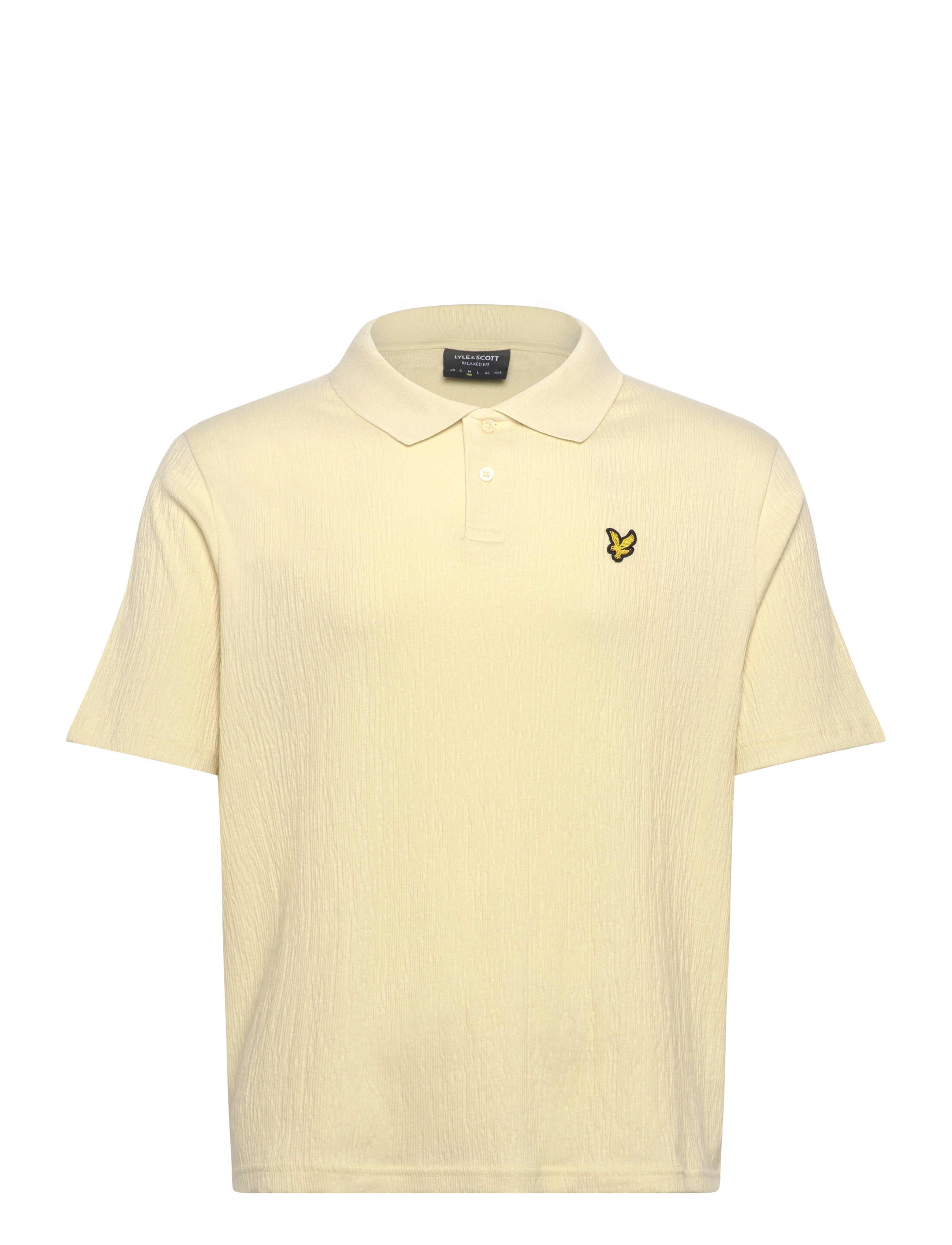 Lyle & Scott - Crepe Polo Shirt - x588 luna - 1