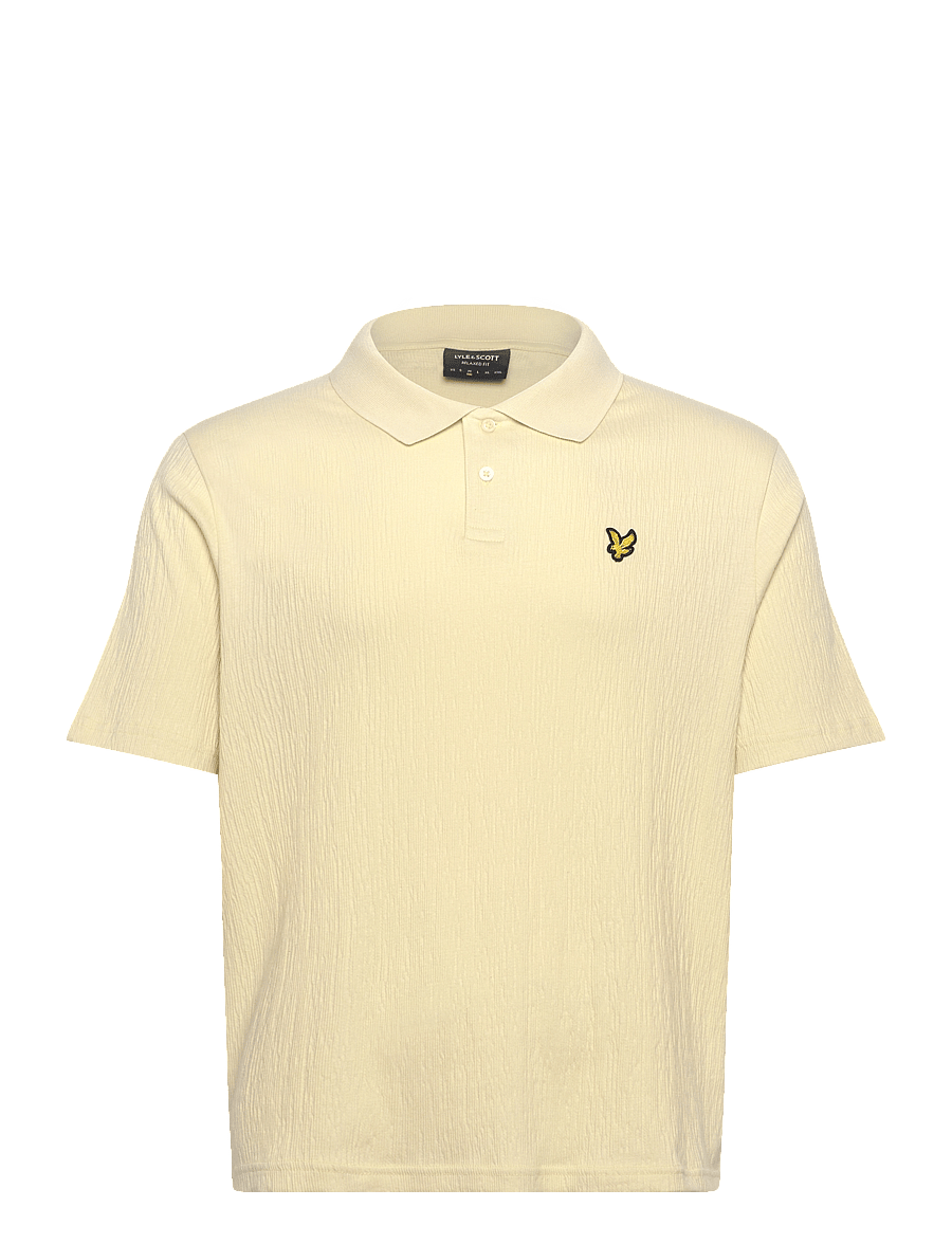 Lyle & Scott - Crepe Polo Shirt - x588 luna - 1