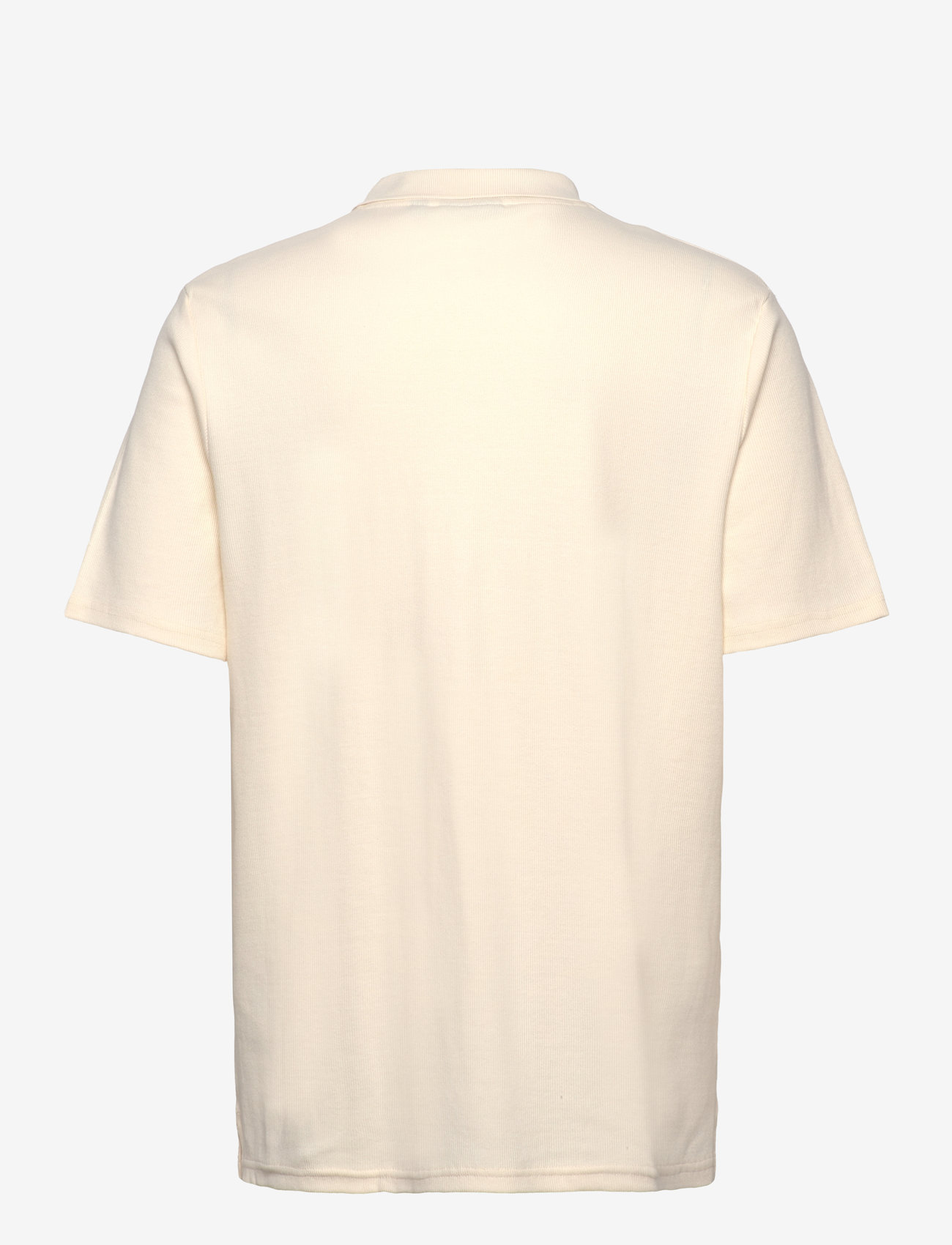 Lyle & Scott - Ribbed Polo Shirt - kortärmade pikéer - x788 natural - 2