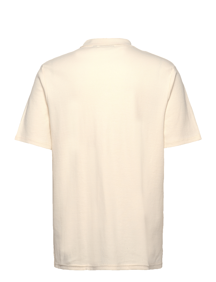 Lyle & Scott - Ribbed Polo Shirt - x788 natural - 2