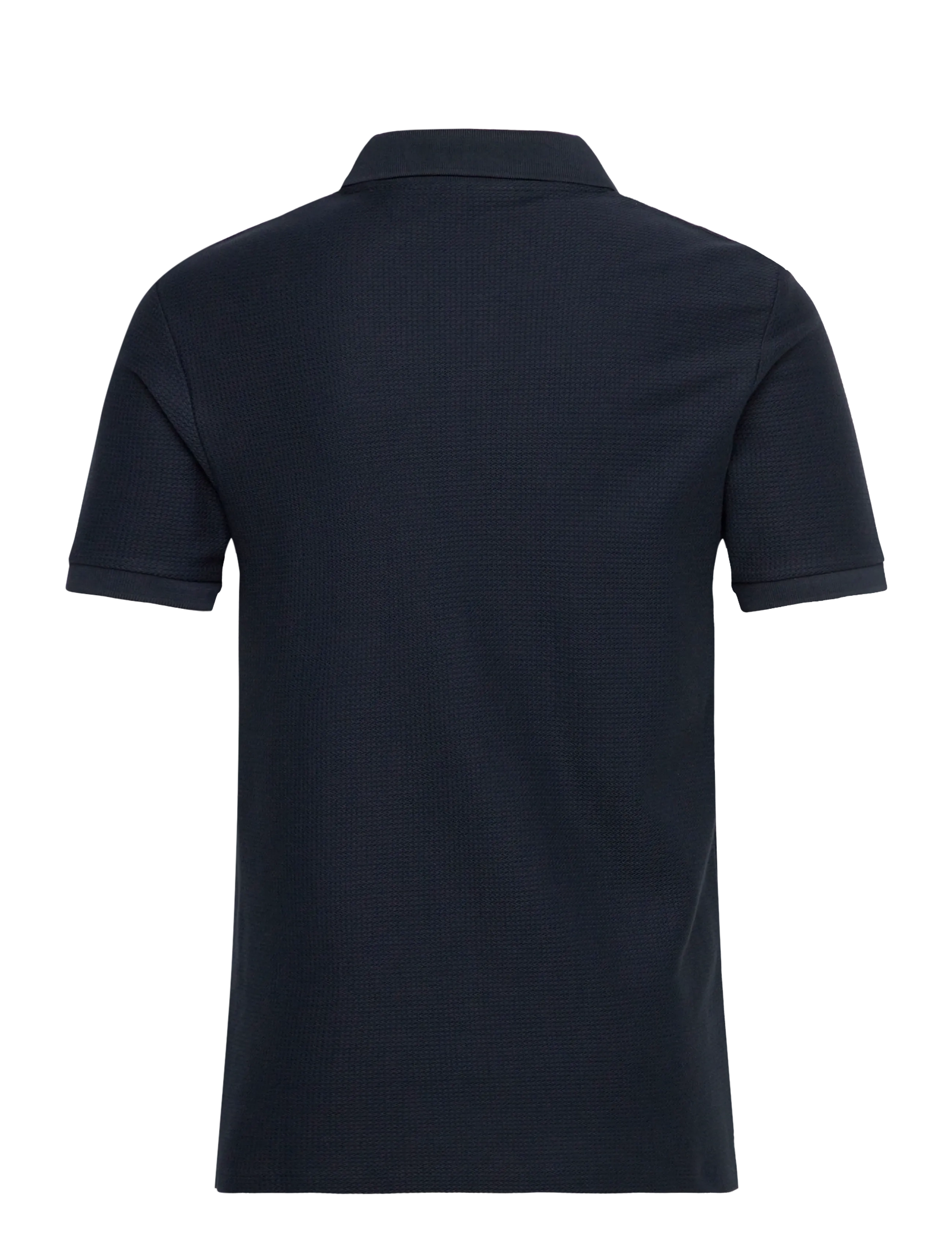 Lyle & Scott - Jacquard Dobby Polo Shirt - z271 dark navy - 2
