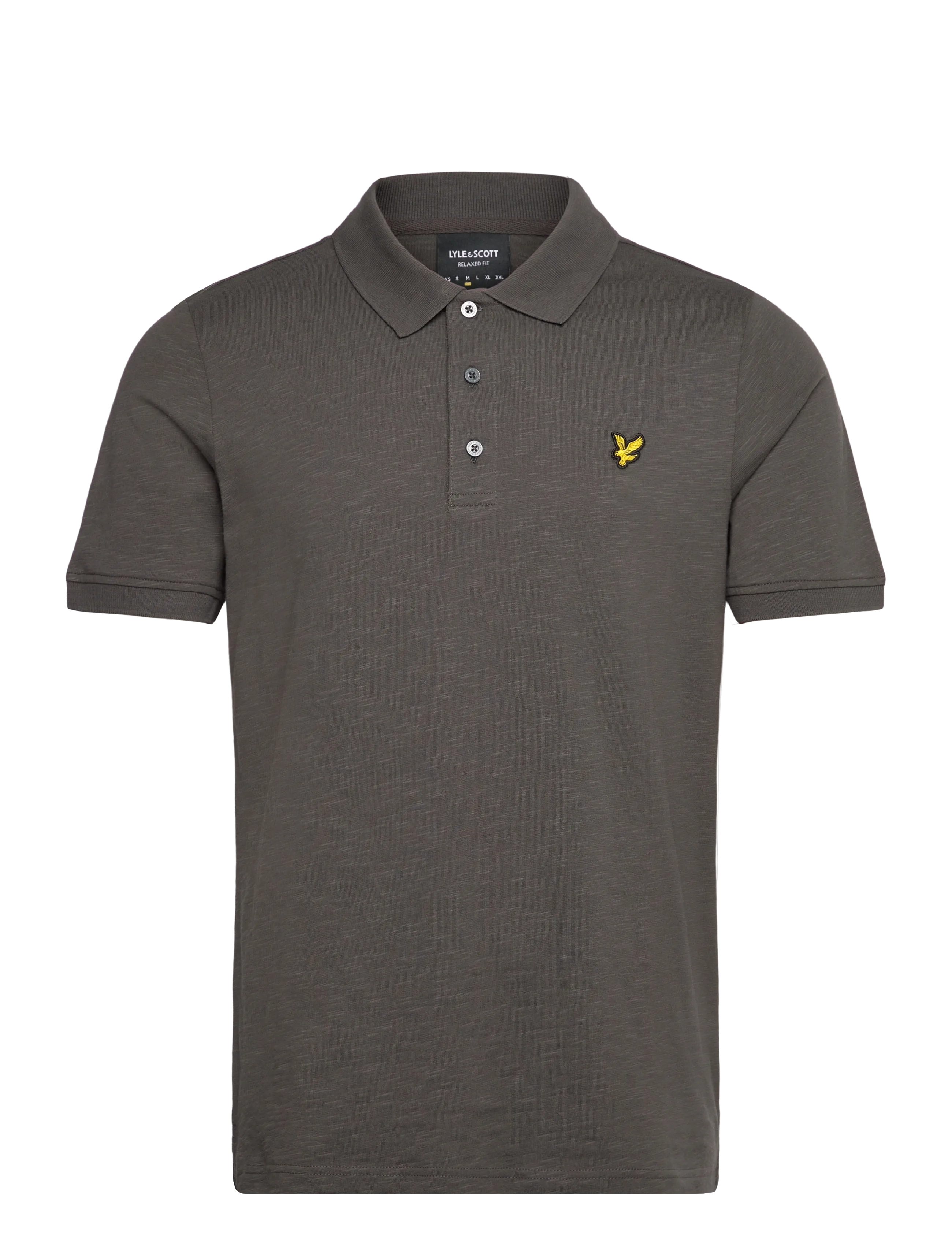 Lyle & Scott Fine Slub Polo Shirt - Kurzärmelig - W635 GUNMETAL / grey